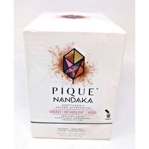 Pique Nandaka Adaptogenic Coffee Alternative 1 Bx 28 Sachets EXP 5/27 Calm Mood